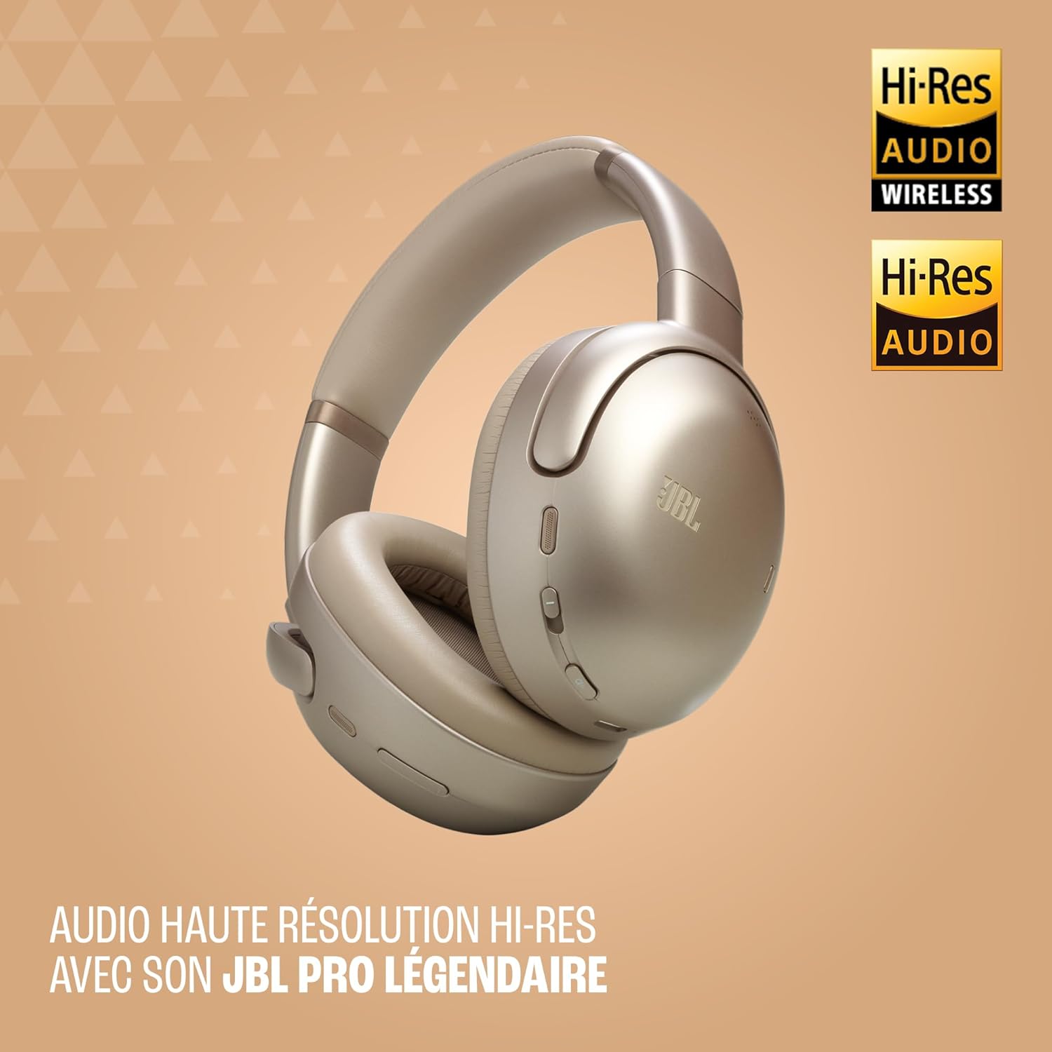 JBL Tour One M3, Casque Bluetooth sans Fil Supra-auriculaire, réduction adaptative du Bruit, 70 h d’autonomie, Confort Optimal, Son Spatial 360, Suivi des mouvements, Compatible USB-C, Noir