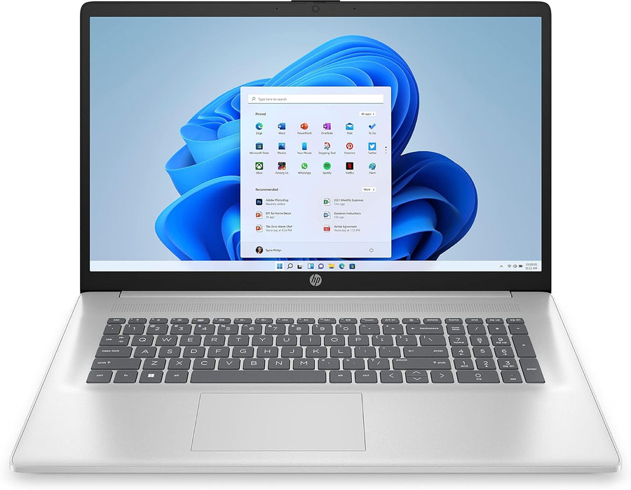 HP PC Portable 17-cn3005nf - Intel Core i3 - N305 / jusqu'à 3.8 GHz - Win 11 Home - UHD Graphics - 8 Go - 512 Go SSD - 17.3" IPS 1920 x 1080 (Full HD) - Clavier : Français