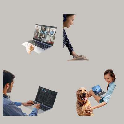 ACEMAGIC Ordinateur Portable 17,3 Pouces PC Portable 16 Go Ram DDR4 512 Go SSD Extension 2TB 4 cœurs N-97,(Jusqu'à 3.6Ghz) Capacité de 6000Mah,3*USB3.2,BT5.0,HDMI,Laptop Argenté